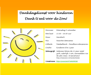 Lees meer over het artikel Dankdagdienst voor kinderen