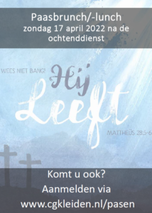 Lees meer over het artikel Paasbrunch/-lunch
