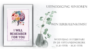 Lees meer over het artikel Seniorenmiddag met als thema: Dementie, wat betekent dat voor ons?