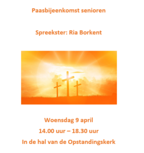 Lees meer over het artikel Paasbijeenkomst senioren